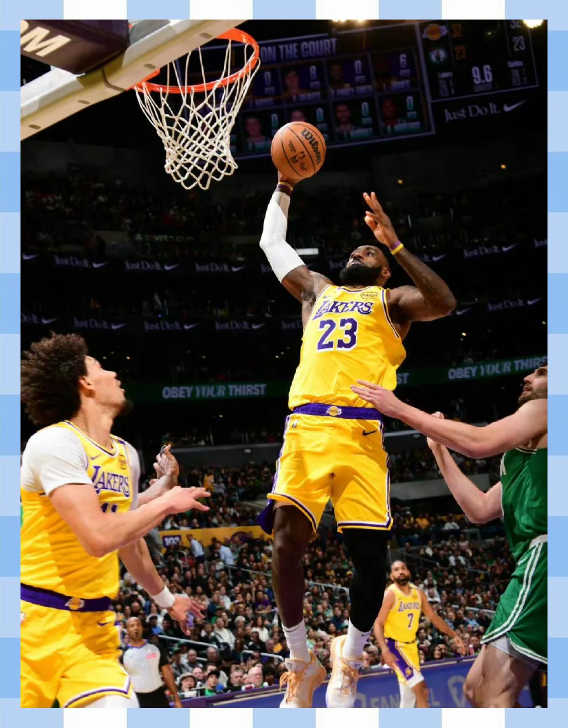 湖人再战凯尔特人,豪取六连胜 湖人再战凯尔特人,豪取六连胜